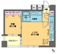 カスタリア人形町Ⅱの間取り画像