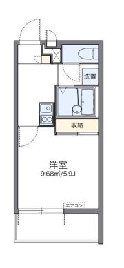 レオパレス悠和の間取り画像