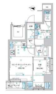 エストゥルース入谷の間取り画像