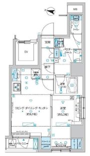 エストゥルース入谷の間取り画像