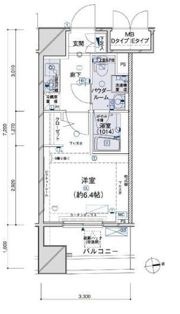 メインステージ江戸川橋Ⅲの間取り画像