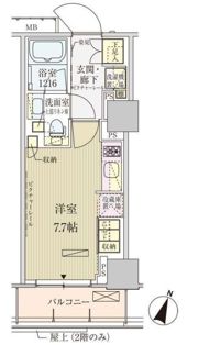 パークアクシス赤坂見附の間取り画像