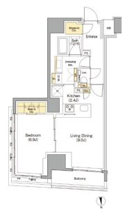 ザ・パークハビオ日本橋馬喰町の間取り画像