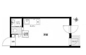 オーベル早稲田の間取り画像