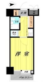 浅草スカイレジテルの間取り画像