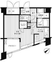 コスモリード新宿余丁町の間取り画像