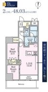 リビオメゾン東陽町Hutteの間取り画像