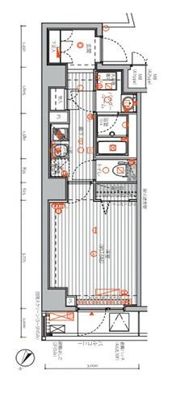 メインステージ千代田岩本町コモデの間取り画像