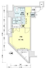 メインステージ錦糸町駅前Ⅱの間取り画像