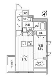 コンポジット渋谷初台の間取り画像