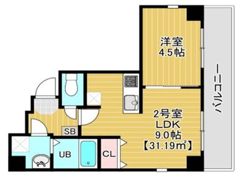 ソリニア日暮里の間取り画像