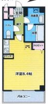 クオリアテラス門前仲町の間取り画像