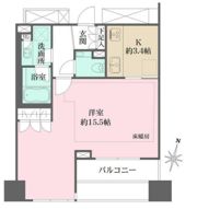パークハウス平河町の間取り画像