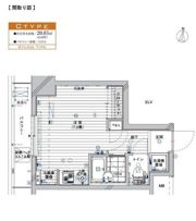 メインステージ錦糸町Ⅳの間取り画像