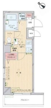 プロフ九段の間取り画像