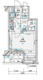 メインステージ錦糸町アヴァンセの間取り画像