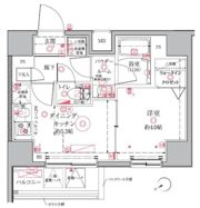 クレイシア門前仲町ザ・レジデンスの間取り画像