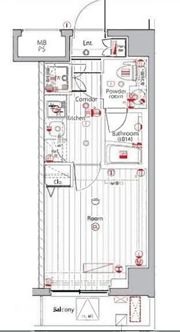 PREMIUM CUBE広尾の間取り画像