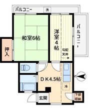 ヴィラ上池の間取り画像