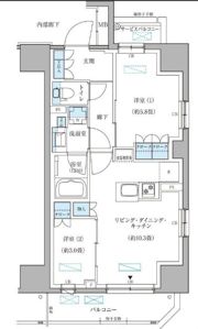 パークアクシス住吉ガーデンスクエアの間取り画像