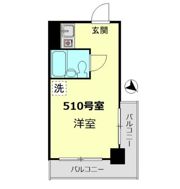 茅場町スカイハイツの間取り画像