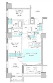 ザ・パークハウス早稲田の間取り画像