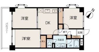 サントミグランドールマンションの間取り画像