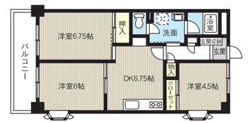 サントミグランドールマンションの間取り画像