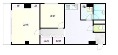 真砂マンションの間取り画像