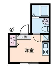 アムス早稲田の間取り画像