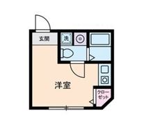 アムス早稲田の間取り画像