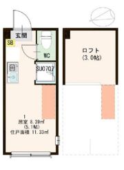 ハーモニーテラス西荻南の間取り画像