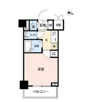 レジディア広尾Ⅱの間取り画像