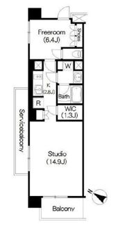 Brillia ist三軒茶屋アイビーテラスの間取り画像