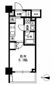 レジディア新宿イーストⅢの間取り画像