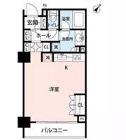 デュオフラッツ赤坂の間取り画像
