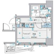 メインステージ入谷Ⅲの間取り画像