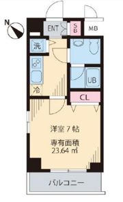 南海サザンコート行徳の間取り画像