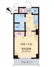 南海サザンコート行徳の間取り画像