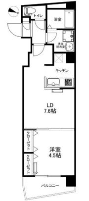 ルミナス西日暮里の間取り画像