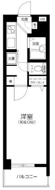 カーサ相生 A棟の間取り画像