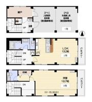 墨田区石原3丁目戸建の間取り画像