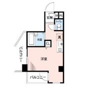 スカイコート早稲田第2の間取り画像