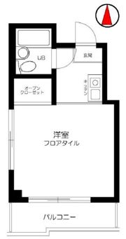 マンション神楽坂の間取り画像