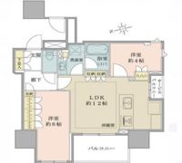 Brillia 上野 The Residenceの間取り画像