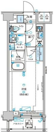 メインステージ森下駅前の間取り画像