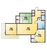 清澄マンションの間取り画像