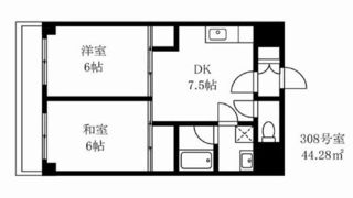 ハイツオーエドの間取り画像