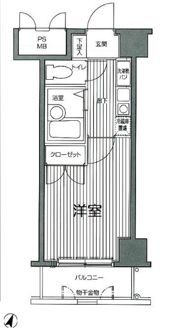 ガラ・シティ笹塚の間取り画像