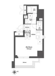 THE GATEHOUSE浅草雷門の間取り画像